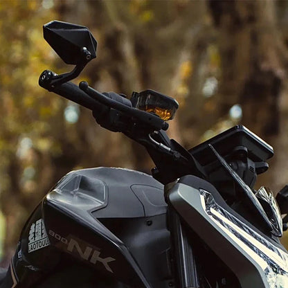 Diamond-Shaped 22mm Motorcycle Rearview Mirror