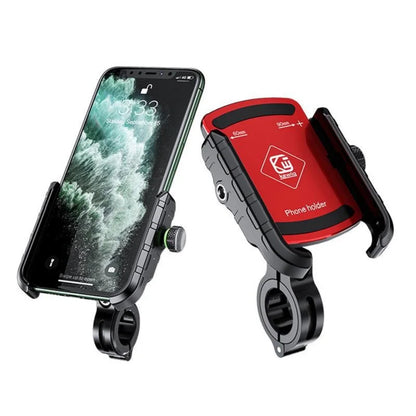 Aluminum Motorcycle Phone Holder | Sturdy & Adjustable