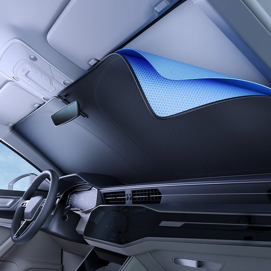 DT1 Folding Car Windshield Sunshade | Heat Protection